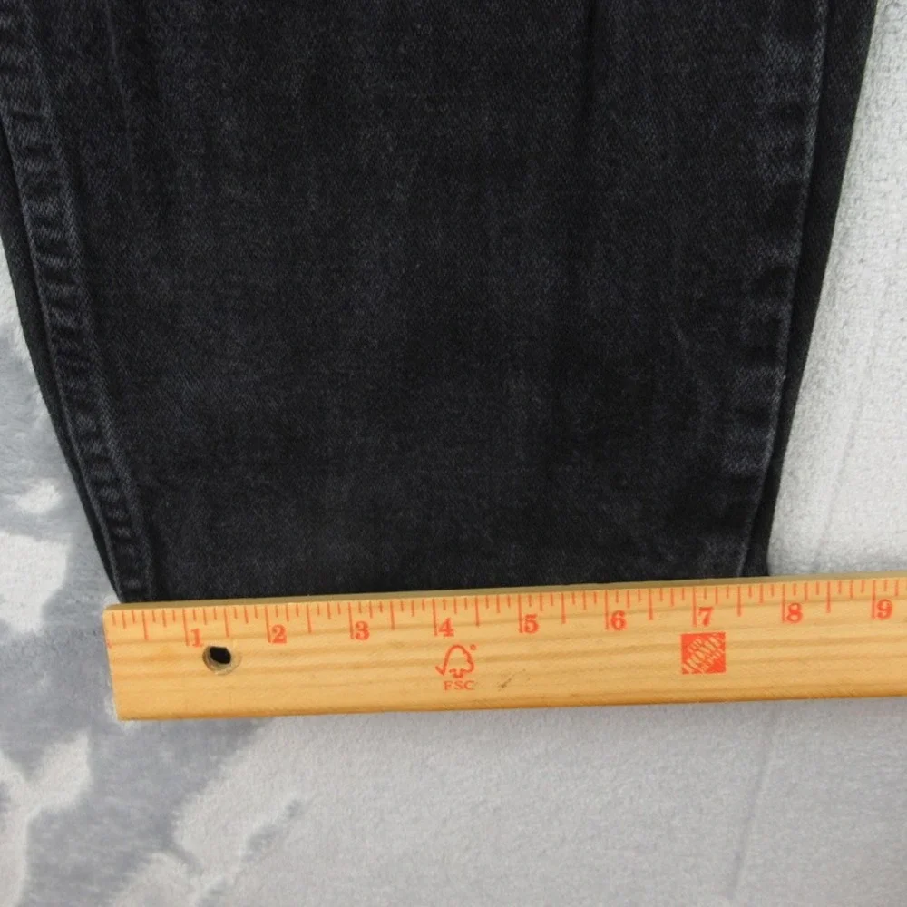 Wrangler Mens Black Cowboy Cut Original Fit Straight Leg Denim Jeans 36x32